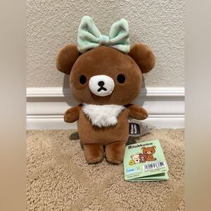 San-X Original Rilakkuma HappyForYou Series Mochi Plush - 8" Chairoikoguma